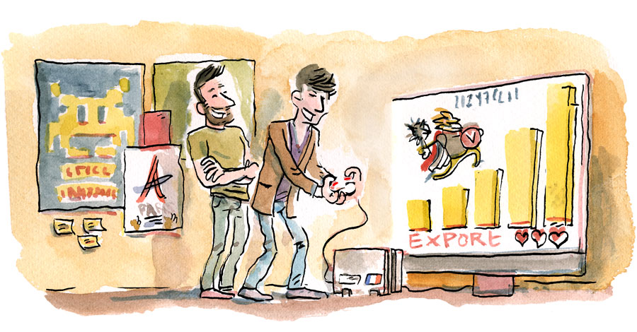 Illustration for the agency Take Part Media