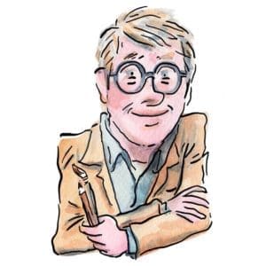 autoportrait de vincent rif, illustration