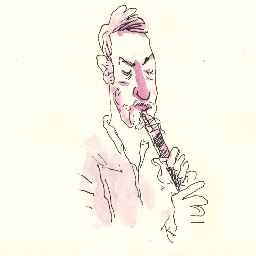 Croquis du concert de Sam Gerstmans