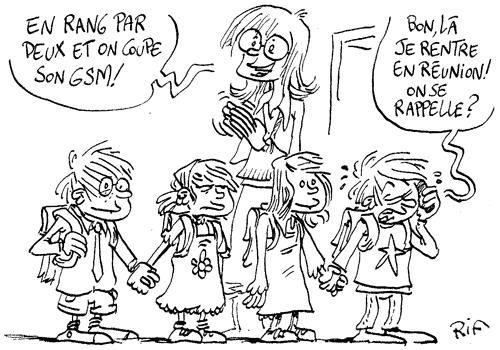 Les enfants et les GSM