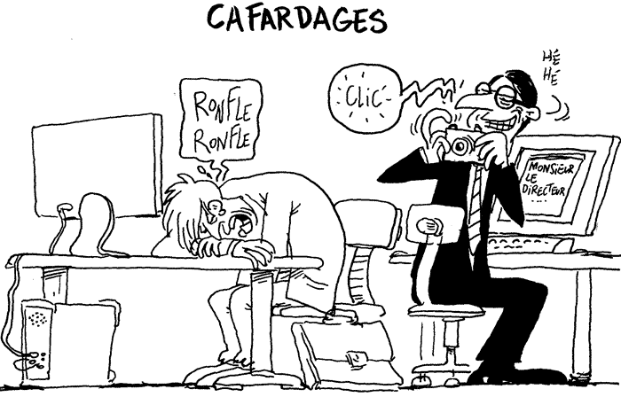 Le cafardage en entreprise