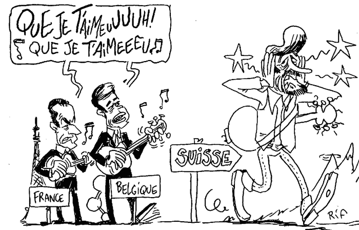 Johnny Hallyday, Suisse
