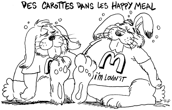 Des carottes dans les Happy Meal de McDonald