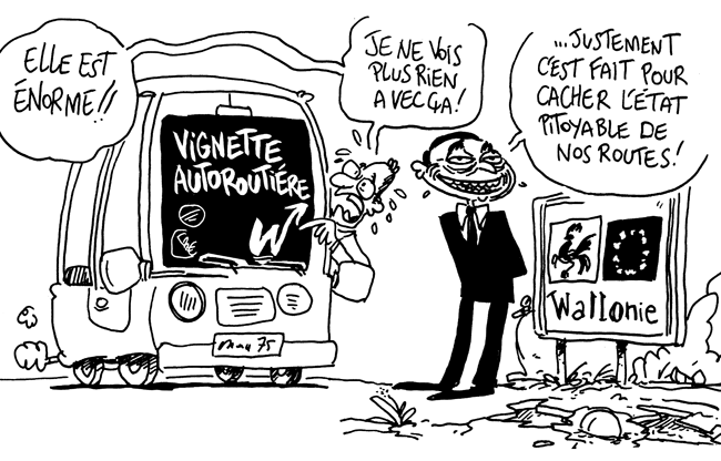 Le retour de la vignette de Michel Daerden