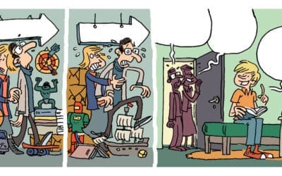 Strip humoristique Le désordre