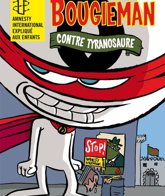 Bougieman, Amnesty International expliqué aux enfants