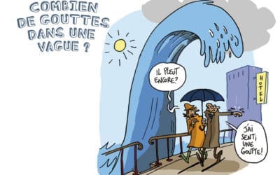 La goutte et la vague