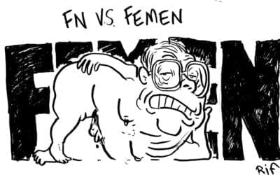 Jean-Marie Lepen et les FEMEN