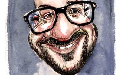 Caricature de Charles Michel