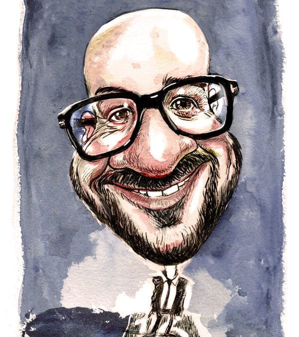 Caricature de Charles Michel