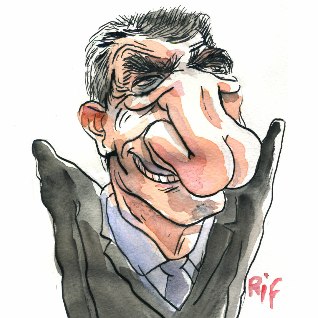 Jean Lassalle croqué par Vincent Rif