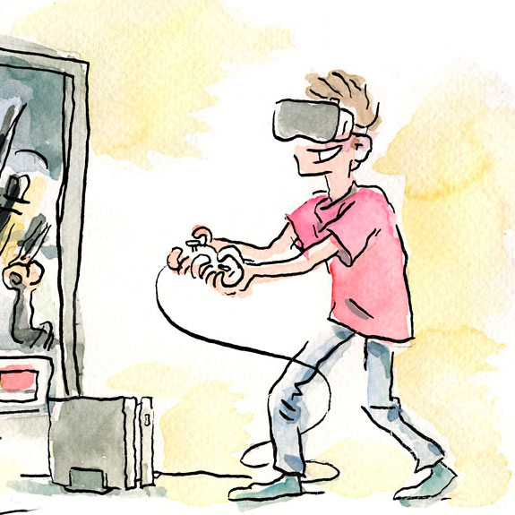 The French game developper - Illustration for the agency Take Part Media