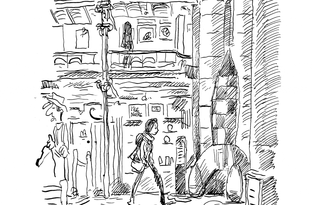Croquis au Centre belge de la bande dessinée. Bruxelles