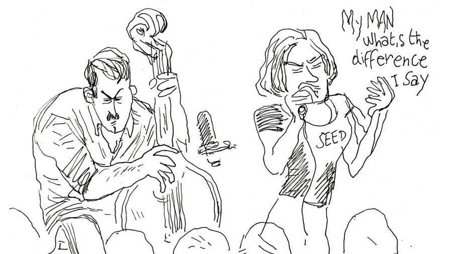 Sam Gerstmans, un concert de jazz dessiné sur le vif