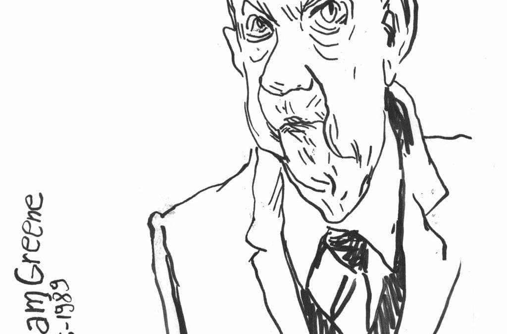 Croquis des portraits de Marc Trivier