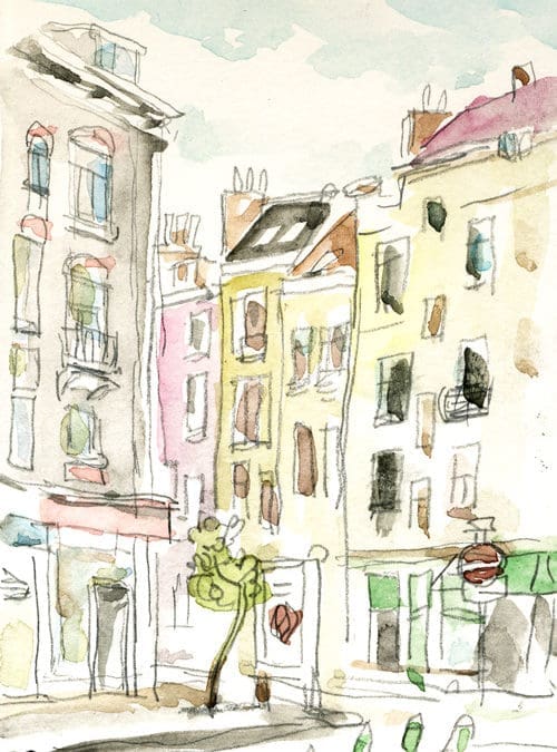 Croquis dans le quartier du Bailli