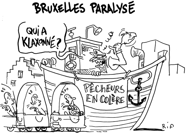 manifestation des pêcheurs européens