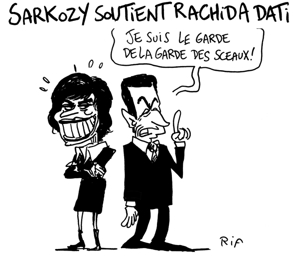 Nicoals Sarkozy soutient Rachida Dati
