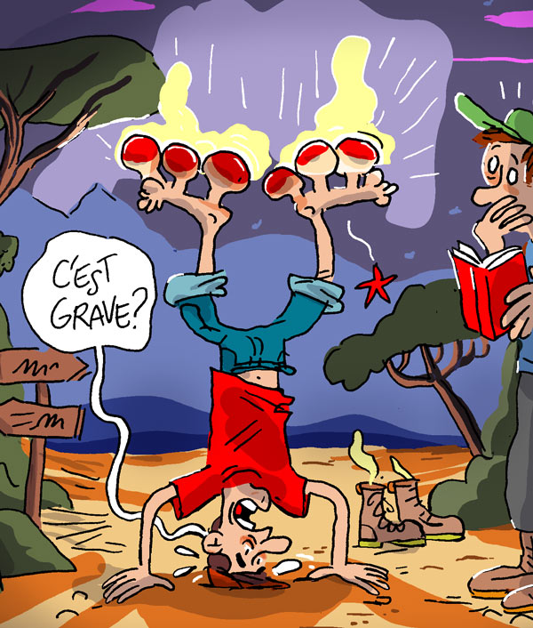 ampoules aux pieds illustration sur les gestes simples