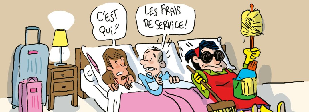 Illustration sur les frais de services de Airbnb