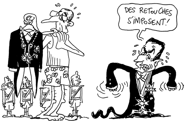 Demain, Chirac passe le flambeau à Nicolas Sarkozy.