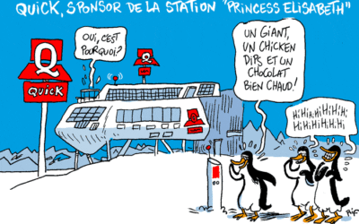 Quick, sponsor de la sation polaire « Princess Elisabeth »