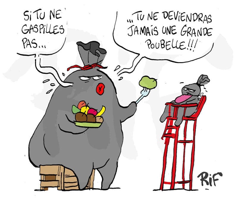 Poubelles au régime