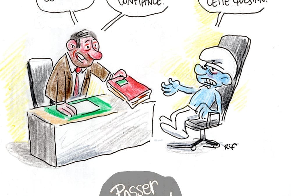 Passer au bleu (expression)