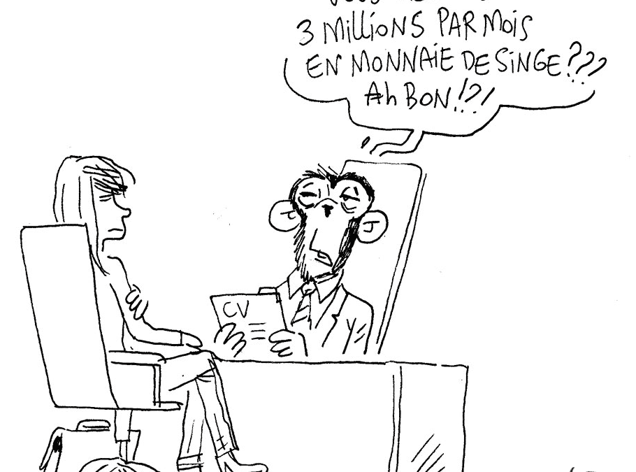 Payer en monnaie de singe