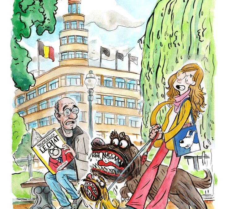 Philippe Geluck et son Chat