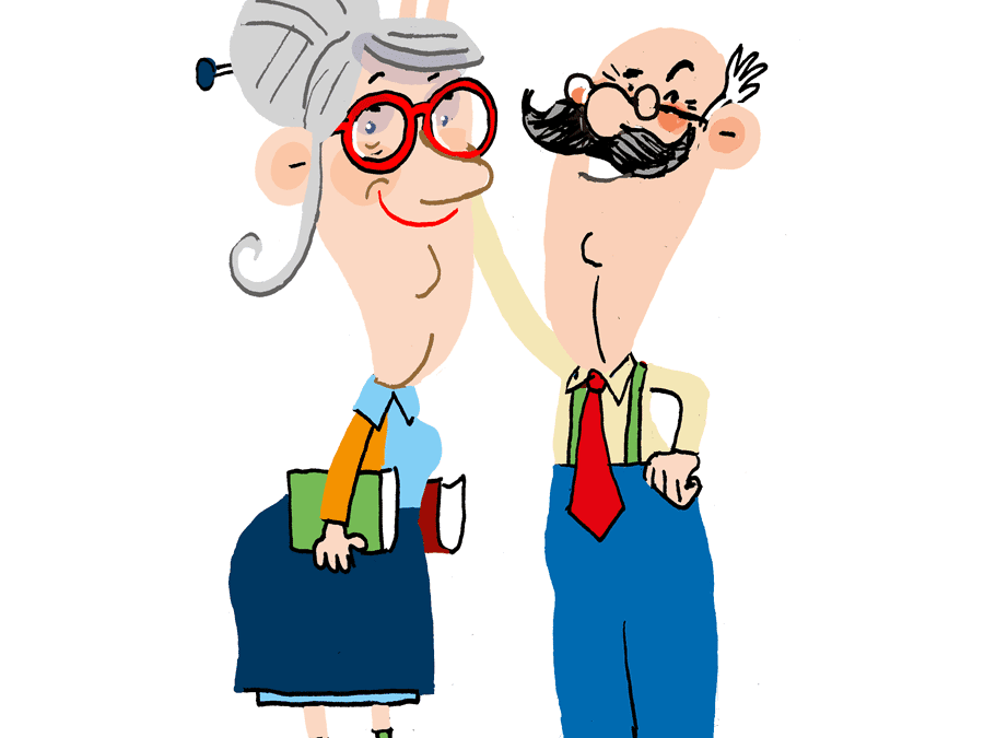 Une mamy et un papy