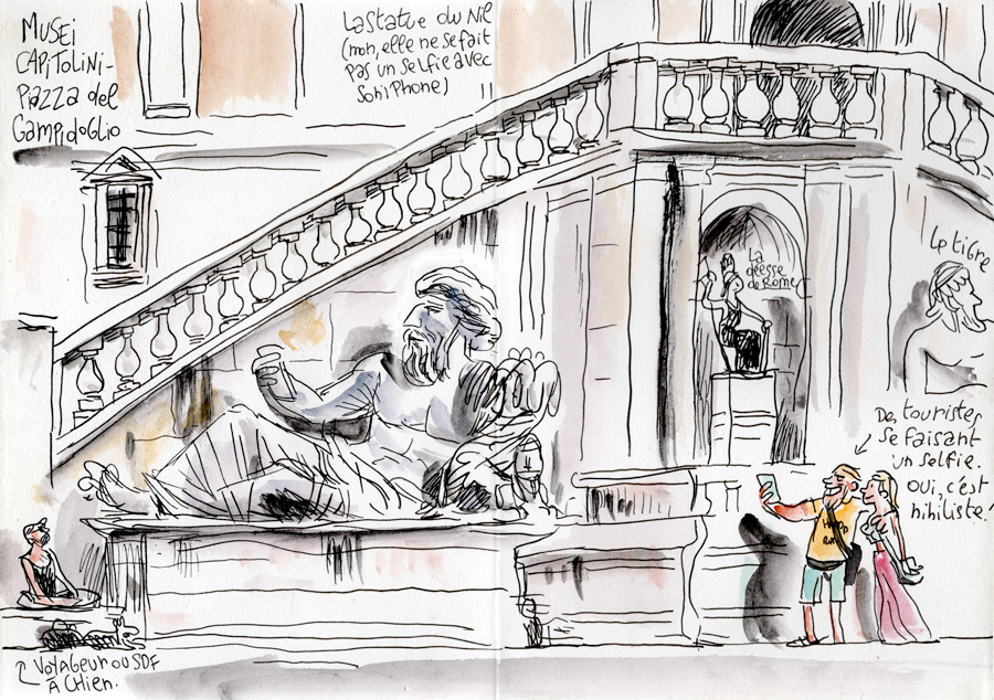 Piazza del Campidoglio - Roma - Sketchbook
