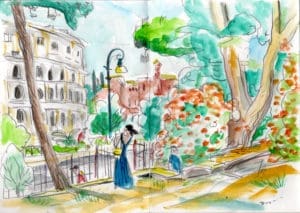 Croquis à rome