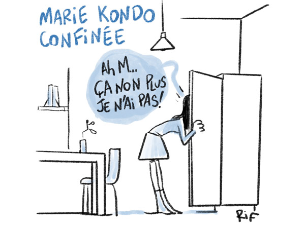 Marie Kondo confinée
