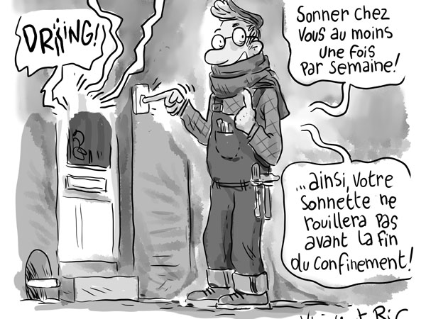 Petit conseil utile pour les sonnettes en confinememt