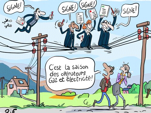 vendeurs qui harcèlent les clients