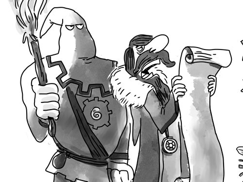 Le confinement, est-ce une solution médiévale et brutale face à la crise sanitaire du Covid-19 - un dessin d'humour "Peut-on rire de toux ?"