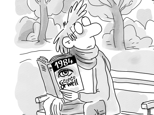 Le covid-1984, les mesures de confinement et les risques de dérive sur les libertés les libertés individuelles. Peut-on rire de toux?
