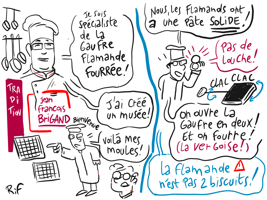 jean-francois-Brigand-gaufres-flamandes histoire de gaufres en facilitation visuelle - jean francois Brigand
