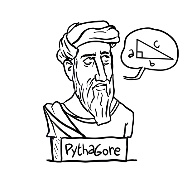 Portrait du philosophe Pythagore