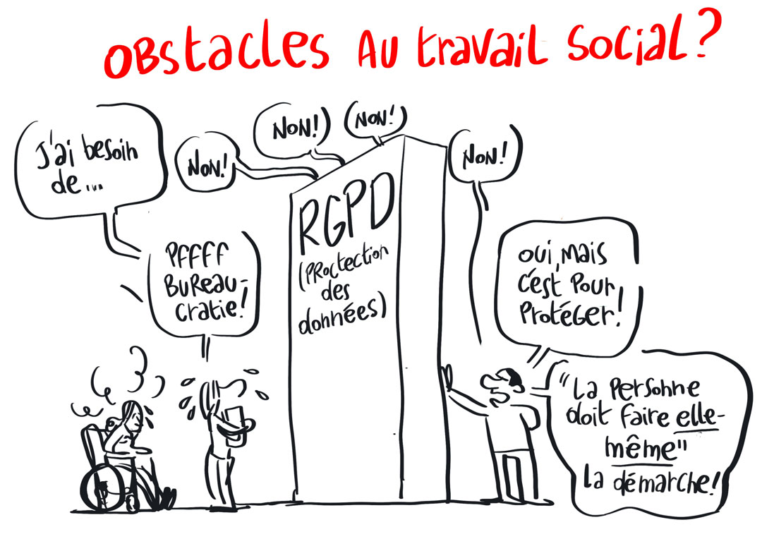 travail social et thérapeutique - les obstacles - RGPD