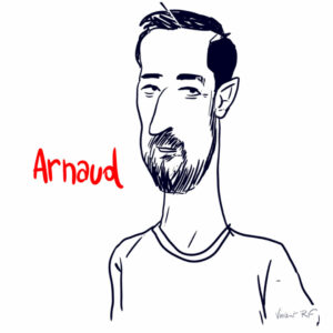 Portrait dessiné sur iPad de Arnaud