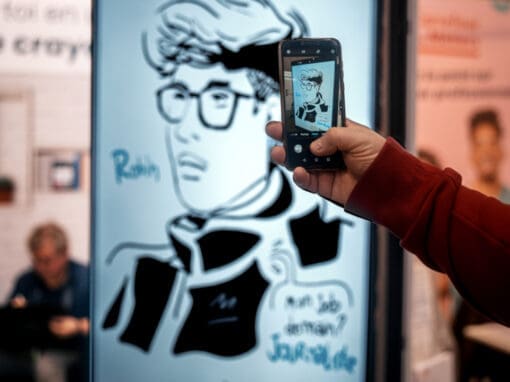 Avatars dessinés sur salons et foires Avatars dessinés sur salons et foires