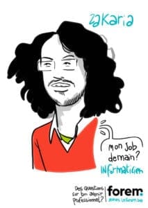 Portrait caricature rapide par vincent Rif