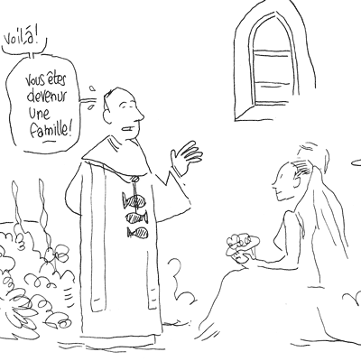 Reportage dessiné de mariage