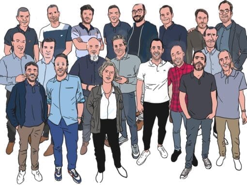 Portrait dessiné de groupe Portrait dessiné de groupe