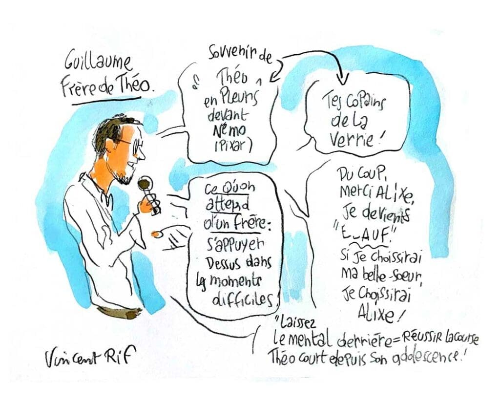 Dessin du mariage de Alixe et théo par dessinateur de mariage