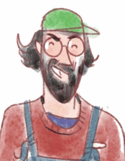 Portrait du Gérant de la ferme bio