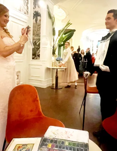 photo de Bar à portrait lors d'une soirée déguisée