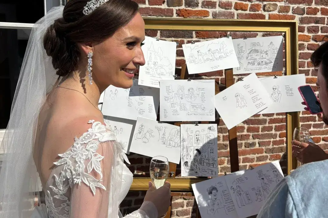 expositions-des-dessins-namur une exposition de dessins de mariages